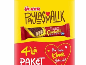 Ulker Chocolate Wafers (Cikolatali Goflet) 4 ct x 1.27oz (36g)  x 24 pcs